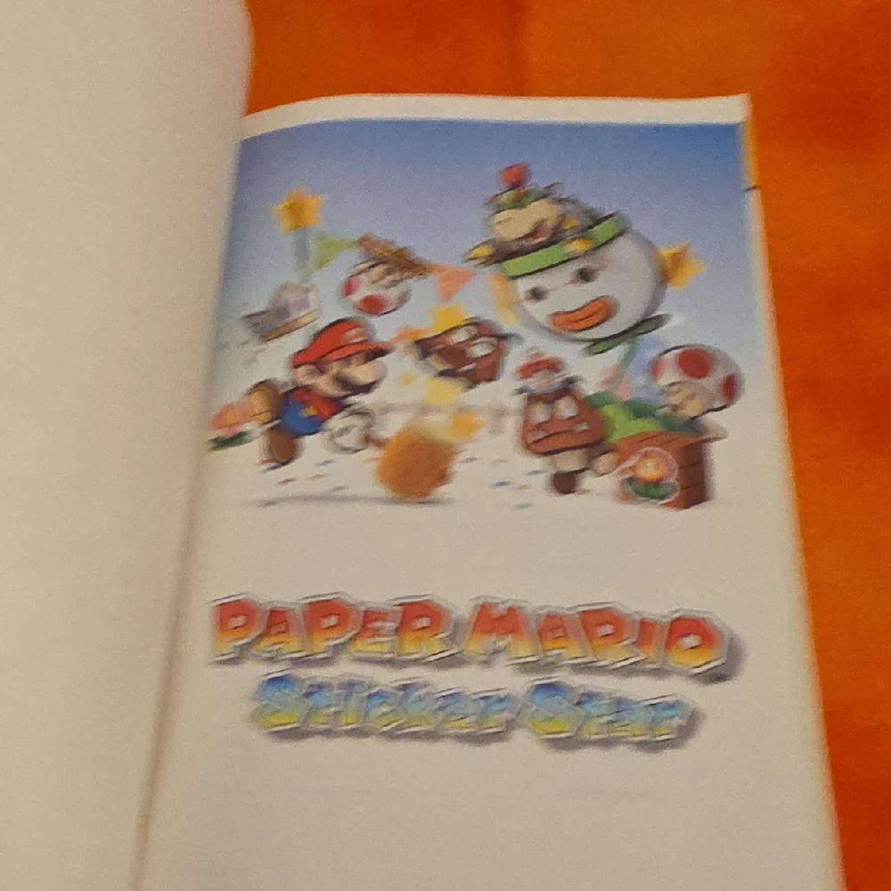 Paper Mario Sticker Star Official Game Guide Paperback Nintendo